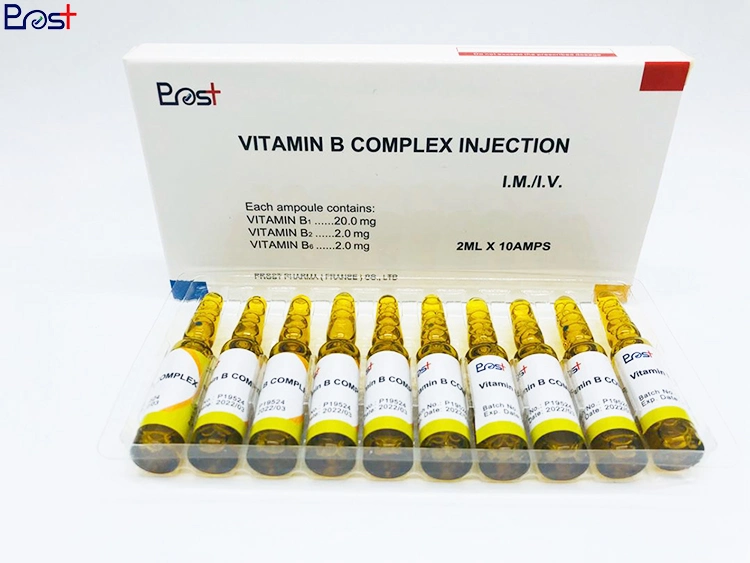 Vitamin B12 Injection Cyanocobalamin Vb1 B2 B6 B12 Vitamin Complex Powder Vb