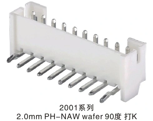 Jiln 2.0 mm Pitch pH-Naw Wafer Right Angle DIP, with Kinked Pin