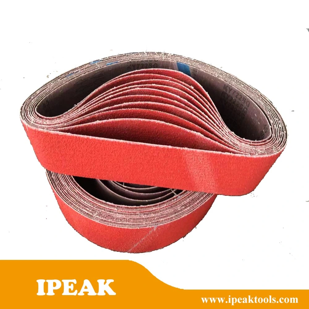 Ky722sg 1830mm*50mm Ceramic Abrasive Belt for Metal Grinding and Polishing Machine Customized 24grit