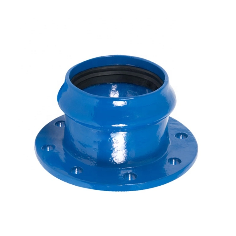 En 545 Ductile Iron Casting Di PVC Pipe Fitting Double Socket Tee with One Flange