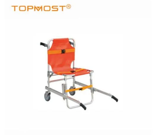 Silla de aluminio médico de aluminio Stair Stretcher para discapacitados Transporte arriba Y escaleras abajo