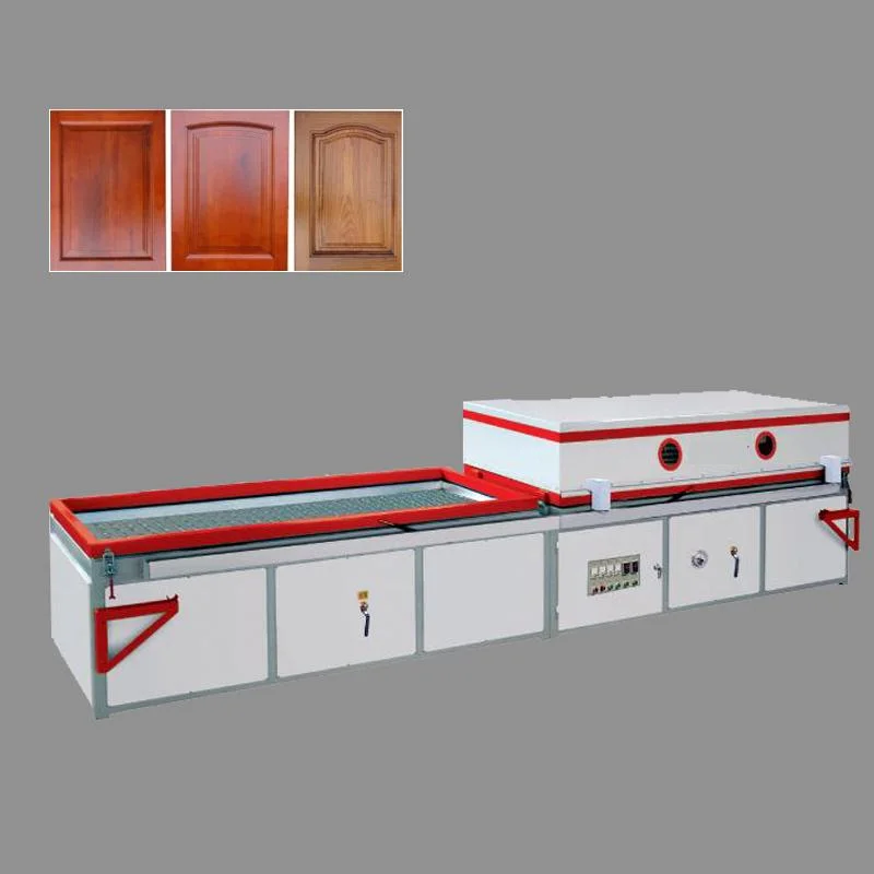 PVC Film Laminating Machine Double Working Table Furniture Making Machine