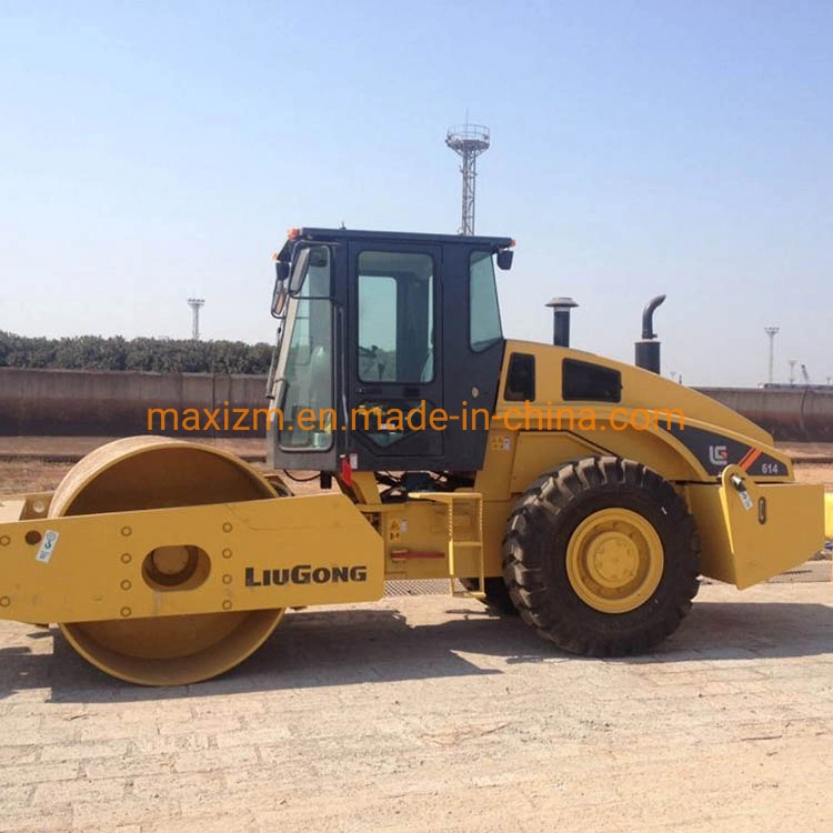 Liugong New 14t Vibratory Road Roller with Pad Foot 6614e 6114e