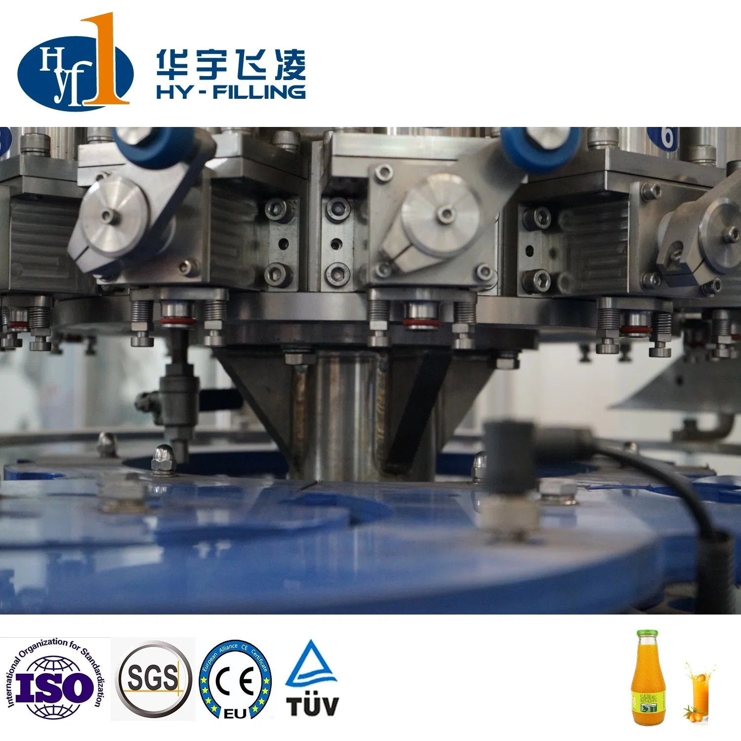 Supplier Bottle Water Juice Carbonated Drink Filling Packing Machine Glass Bottle Wine Bottling Production Line