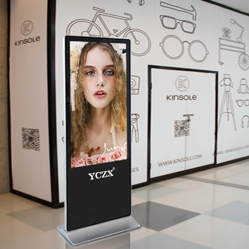 Haute luminosité écran tactile Kiosque de la publicité TV LCD Totem de signalisation numérique