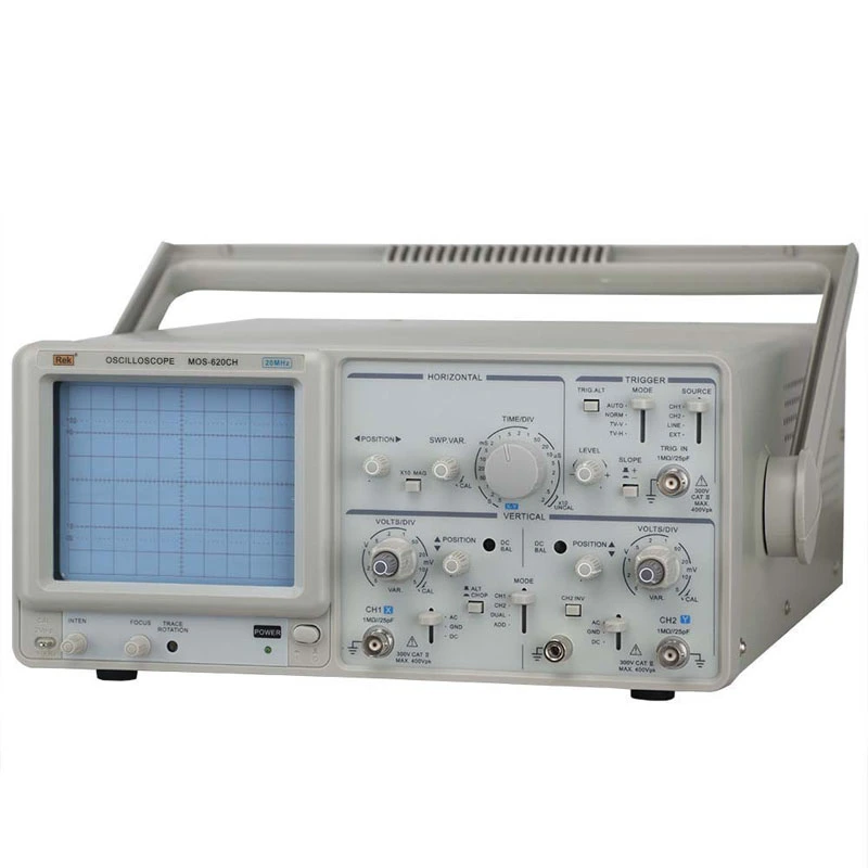 Analog Oscilloscope 20MHz Dual Channel Automatic Synchronization High Sensitivity 1mv/Div