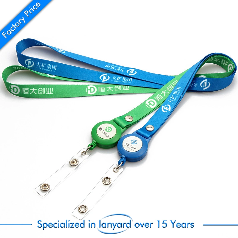 Low Price Red Flat Polyester Screen Printed Lanyard with Plastic Buckle in High quality/High cost performance 