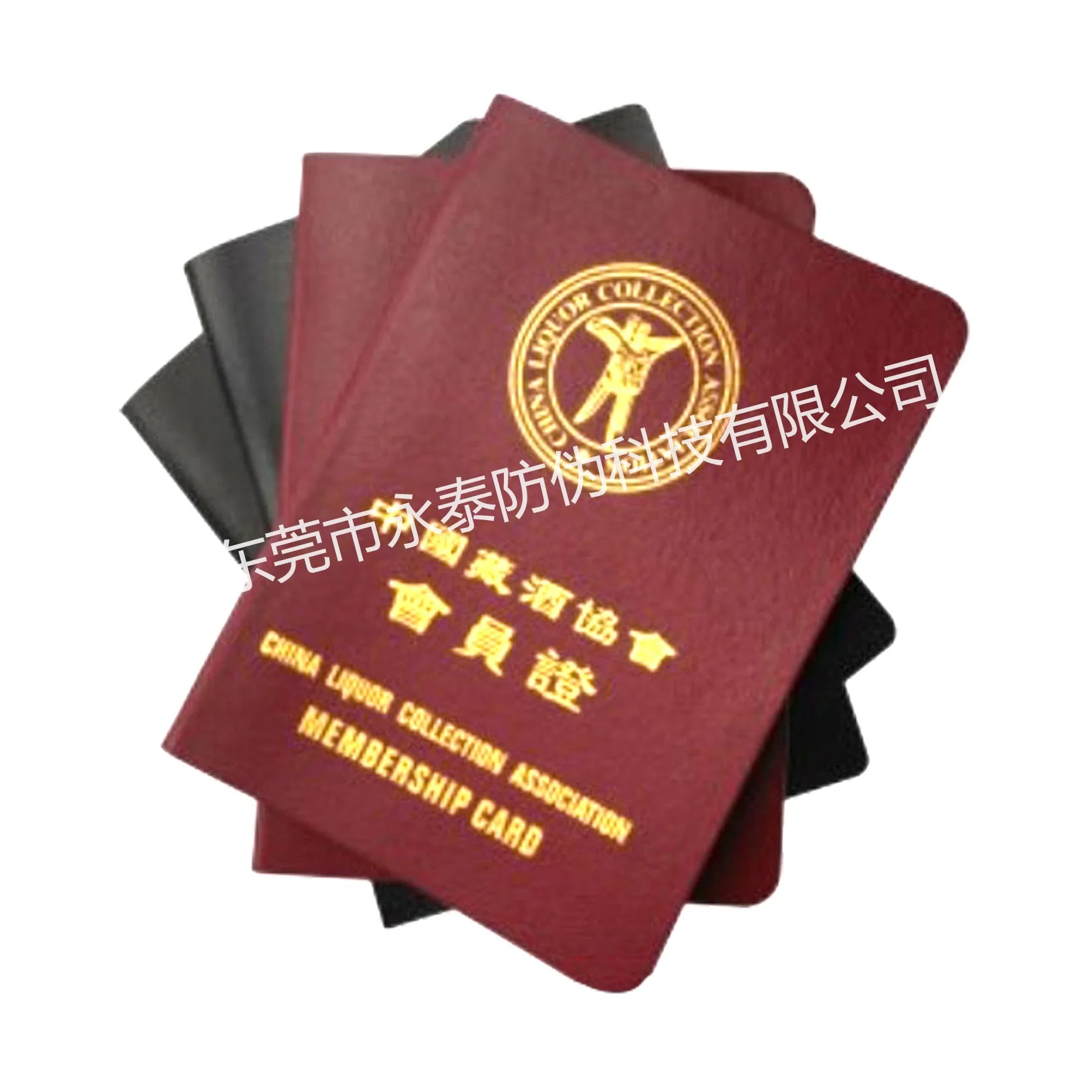 UV Invisible Logo Embossing Foil Cover Logo Booklet Printing for Government