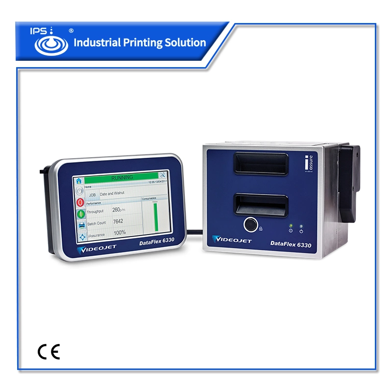 Impresión de transferencia térmica automática Caja de la máquina impresora Videojet 6330 tto