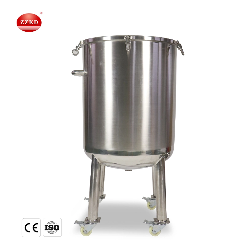 200L 300L 400L 500L Customized Chemical Storage Tank Price 316 304 Stainless Steel Storage Tank Cosmetic Storage Vessel Tank