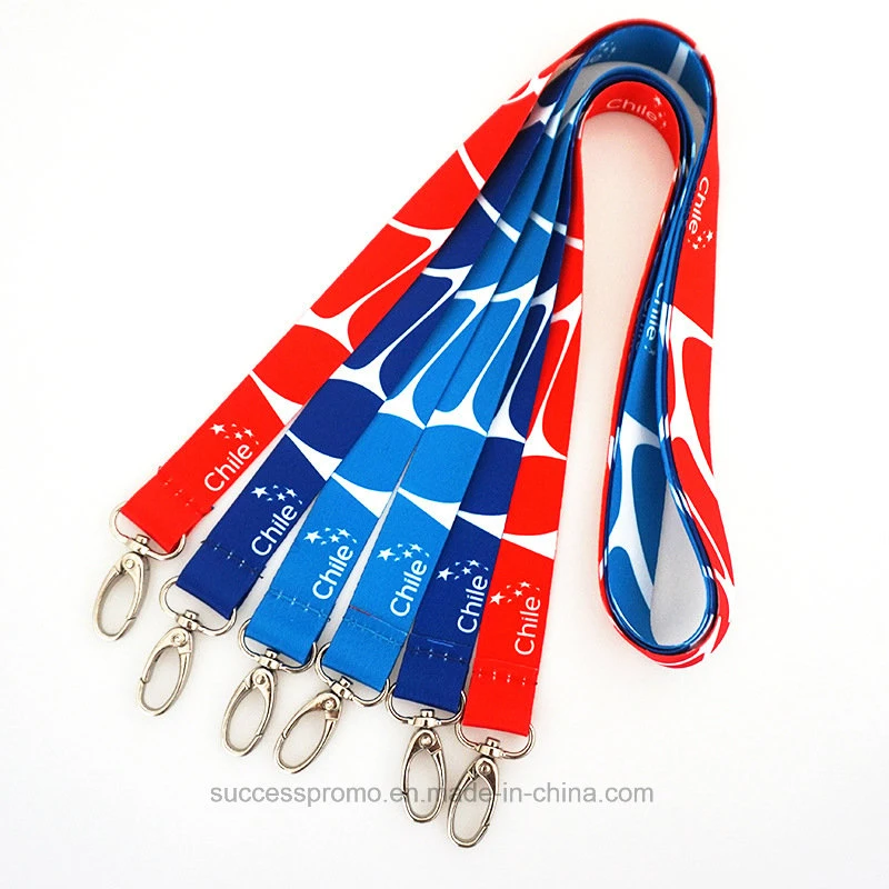 Customized Size and Logo Printed Lanyard for Promotion