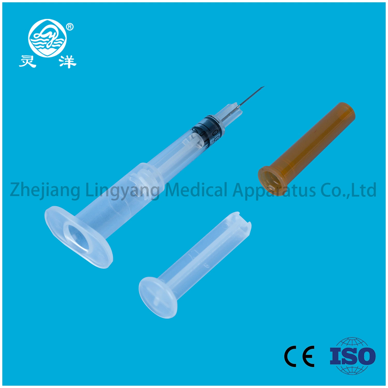 Ce 0.05ml Bcg Automatic Lock Safety Syringe Ad Auto Disable Syringe Fixed Needle