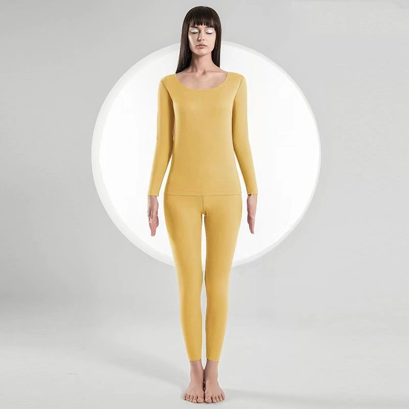 Autumn and Winter New Round Neck Single Layer Thermal Underwear Suit