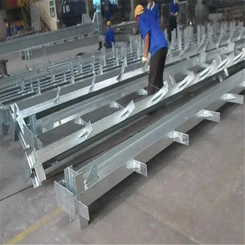 OEM Metal Fabrication and Welding of Large Hot DIP Galvanized Structural Steel Component