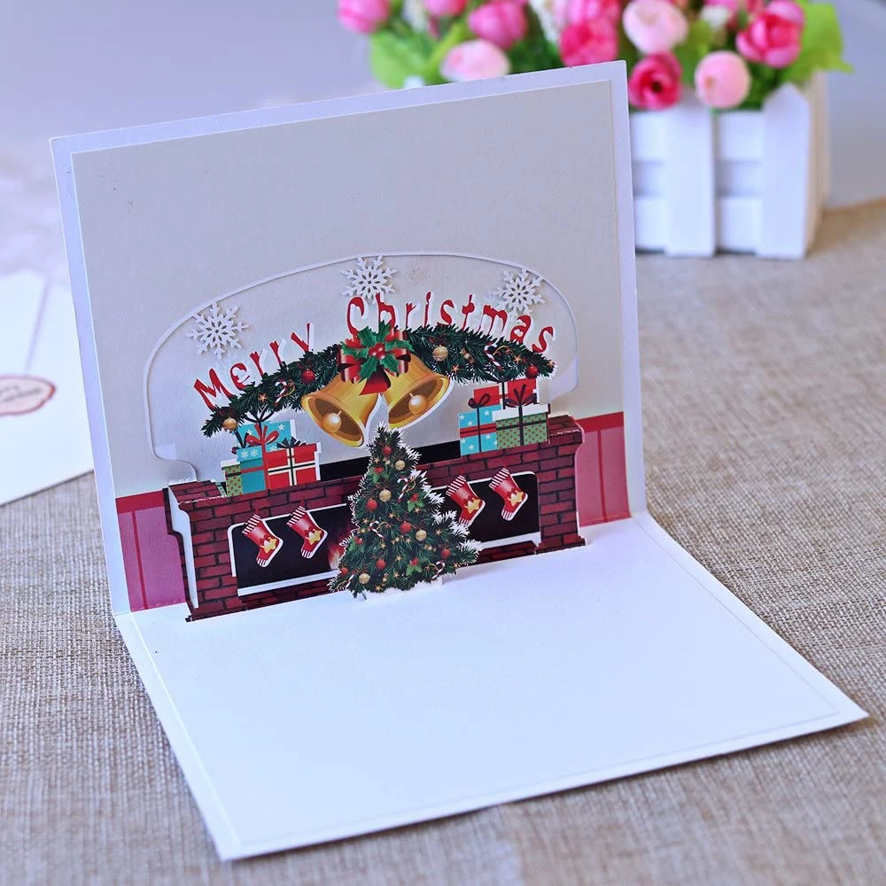Custom Christmas Gift Greeting Cards for Wedding Birthday Christmas Festival