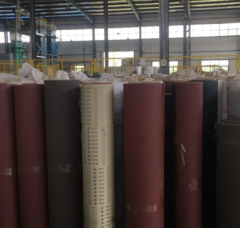 Calcined Corundum Abrasive 1.4*100meters Wood Metal Polishing Jumbo Roll Abraisve Sanding Cloth