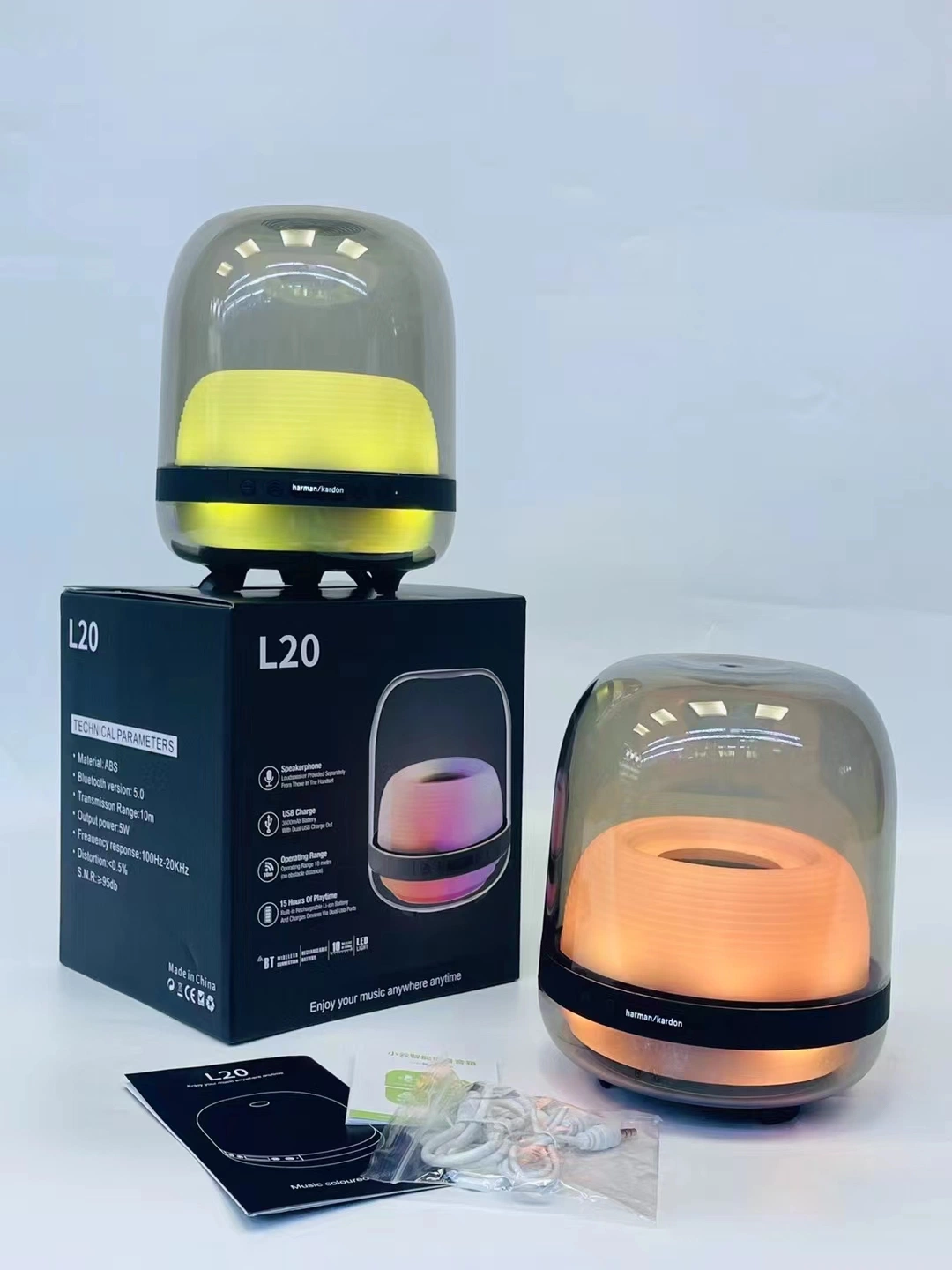 LD-L20 Atacado China fábrica Mini Wireless Portátil RGB Bluetooth Speaker