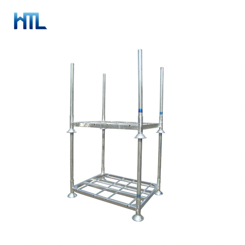 Standard Size Industrial Galvanized Warehouse Storage Stack Steel Pallet Rack