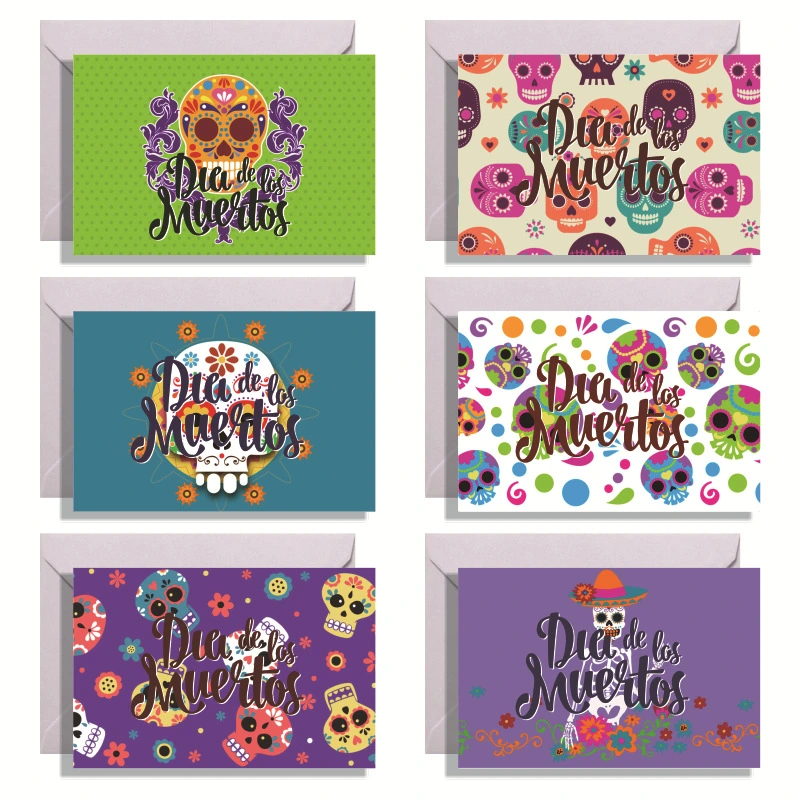 Happy Halloween 6 Card Sets - Wholesale/Supplier with Envelopes and Stickers