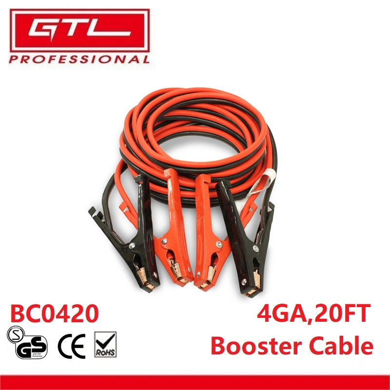 20FT Heavy Duty Jump Leads 500 AMP Battery Booster Jumper Cables Colour Coated Clamps Booster Cable for Petrol Diesel Car Van Truck (BC0420)