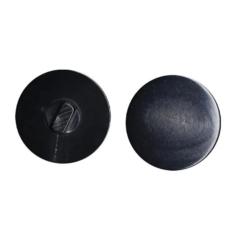 Logotipo personalizado Flat High Leg Black Real Ox botón de bocina Natural Protección del Medio Ambiente traje chaqueta abrigo ropa Accesorios