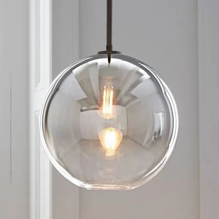 Nordic Interior Classic Glass Ball Chandelier Modern Decoration Dining Room Pendant Lighting