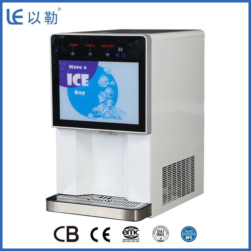 Fully Automatic Button Control Factory Ice Making Machine with Power-off Protection