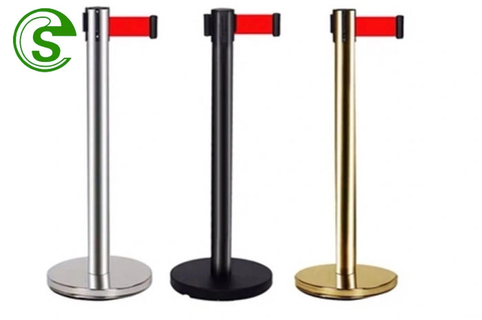 2m 4m 5m Length Mirror Polished Retractable Belt Stanchion for Sale