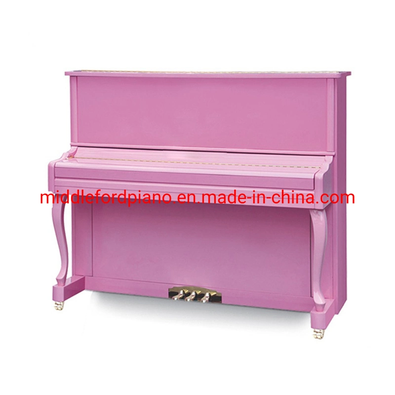 Middleford up-123 Professional Acoustic Pink Piano for Sell