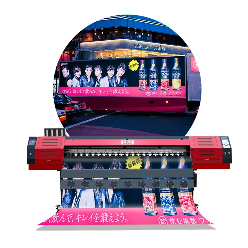 Factory Price 1800mm/3200mm Optional Plotter Digital Billboard Flex Banner Printing Machine