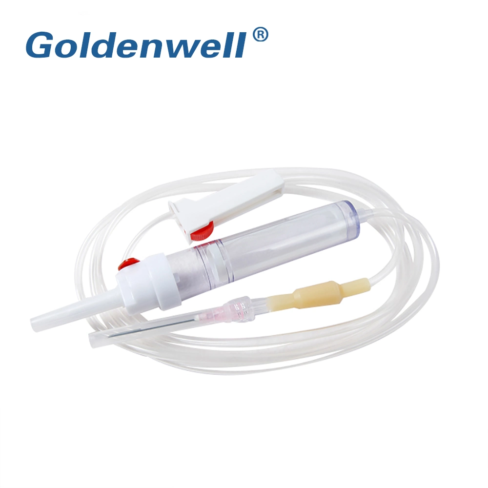 Sterile Blood Transfusion Set with Needle From Manufacturer for Single Use with Ce Approval