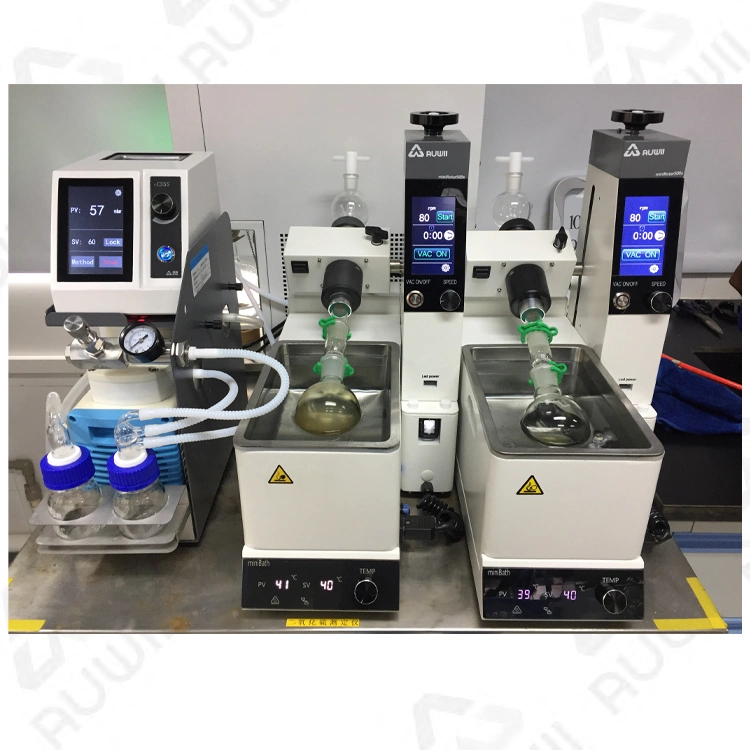 Parallel Working Multi Samples Extraction 4.3 "Touch LCD Screen Mini Vacuum Rotary Evaporator System