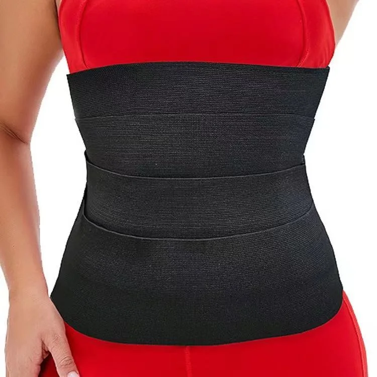 10cm 12.5cm Women Waist Bandage Wrap Trimmer Shaperwear, Tummy Control Slimming Fat Burning Belt