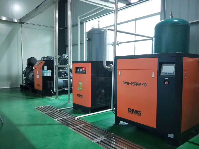 Dmg 40 Bar Oil Free Compressor Water Cooled Screw Compressor for Pet