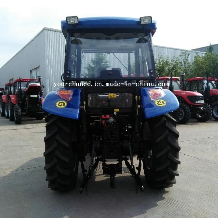 Haute qualité DQ654G 65HP 4X4 4WD au milieu agricole de l'agriculture de roue du tracteur avec certificat CE