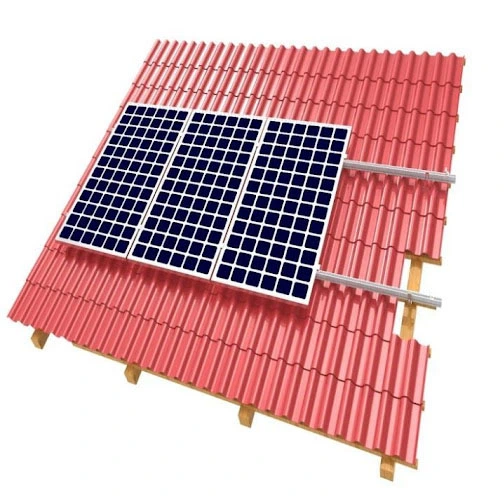 Solar Aluminium Pitched Tile Energy Structure Brackets Power Rack for Mounting