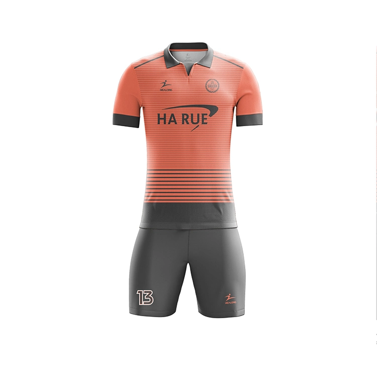 Mayorista/Proveedor de fábrica de nuevo diseño de camiseta de fútbol partido de Deportes de la sublimación personalizado Camiseta de fútbol de alta calidad para los hombres palo