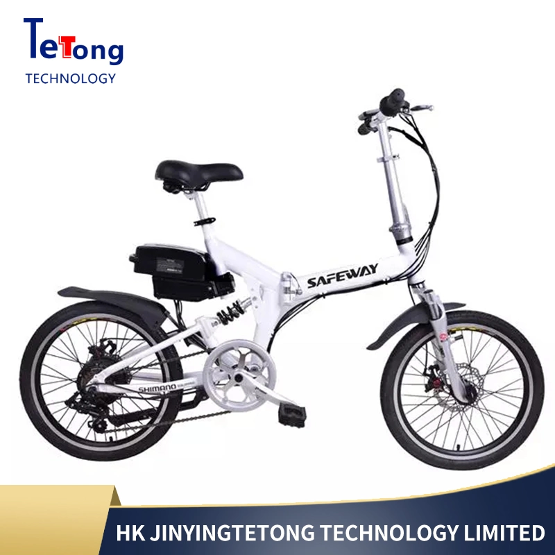 Folding Electric Bike 20 Inch Steel Frame Cheaper Foldable Electric Bike with CE Certificate for EU Market Men and Women Adult Electric Bike