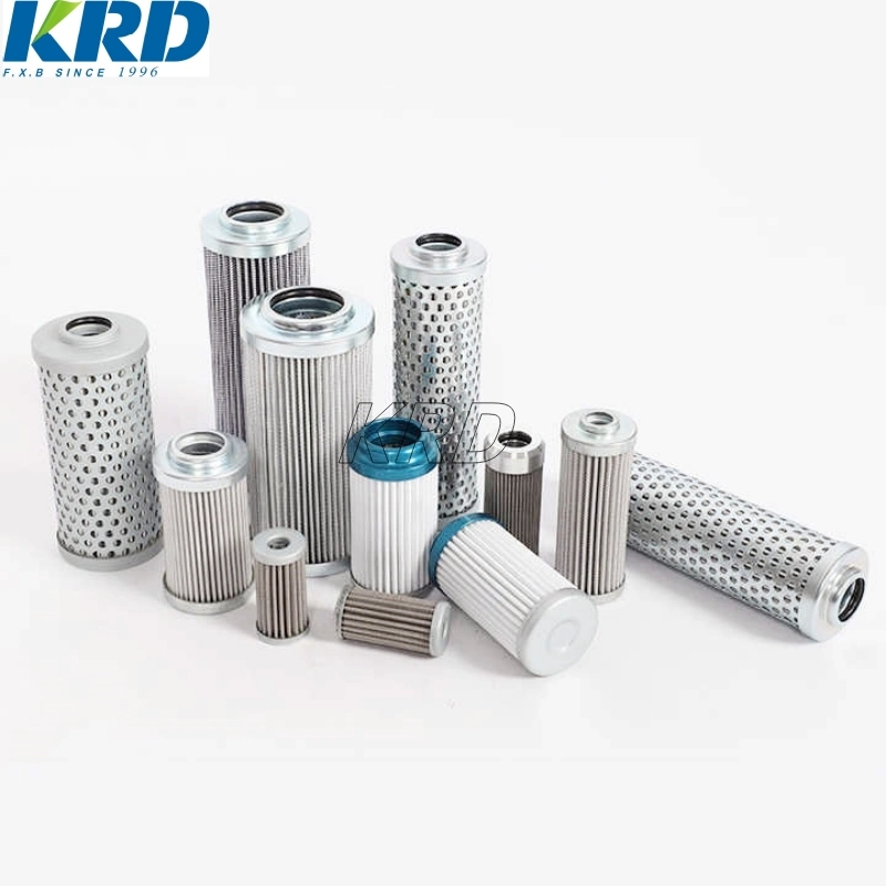 KRD Industria usar tubería de retorno elemento de filtro de aceite hidráulico Filtro de aceite