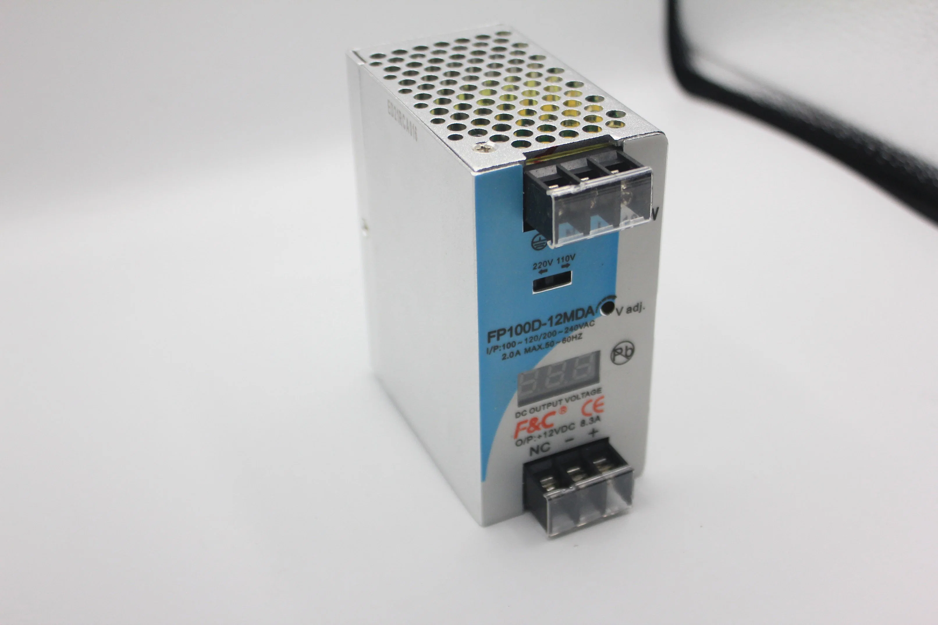 Digital Type DIN Rail Switching Power Supply Fp100d-12mda 100W 12V 18.3A with CE Certification