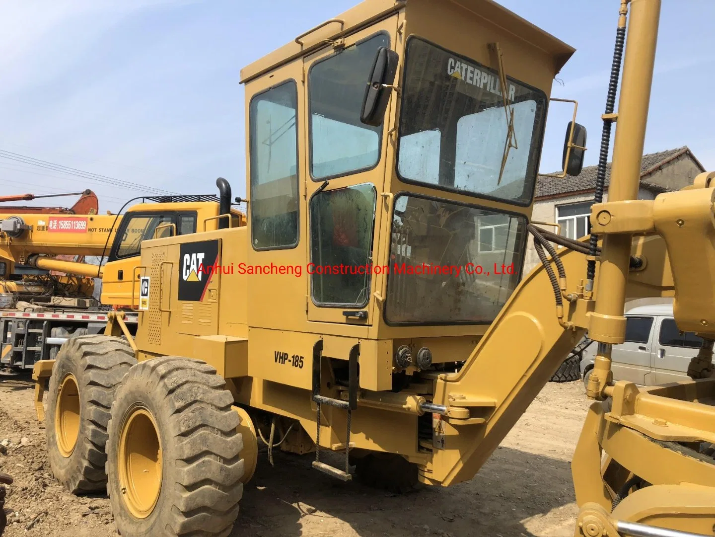 Second-Hand Caterpillar Road Grader 140h/140g/140K/14G/16g Motor Grader with Ripper