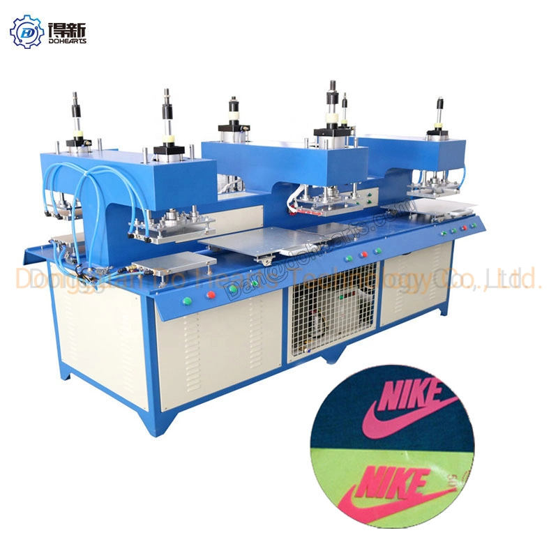 Silicone Brand Press Equipment on Clothes Machine Making Leather Bags