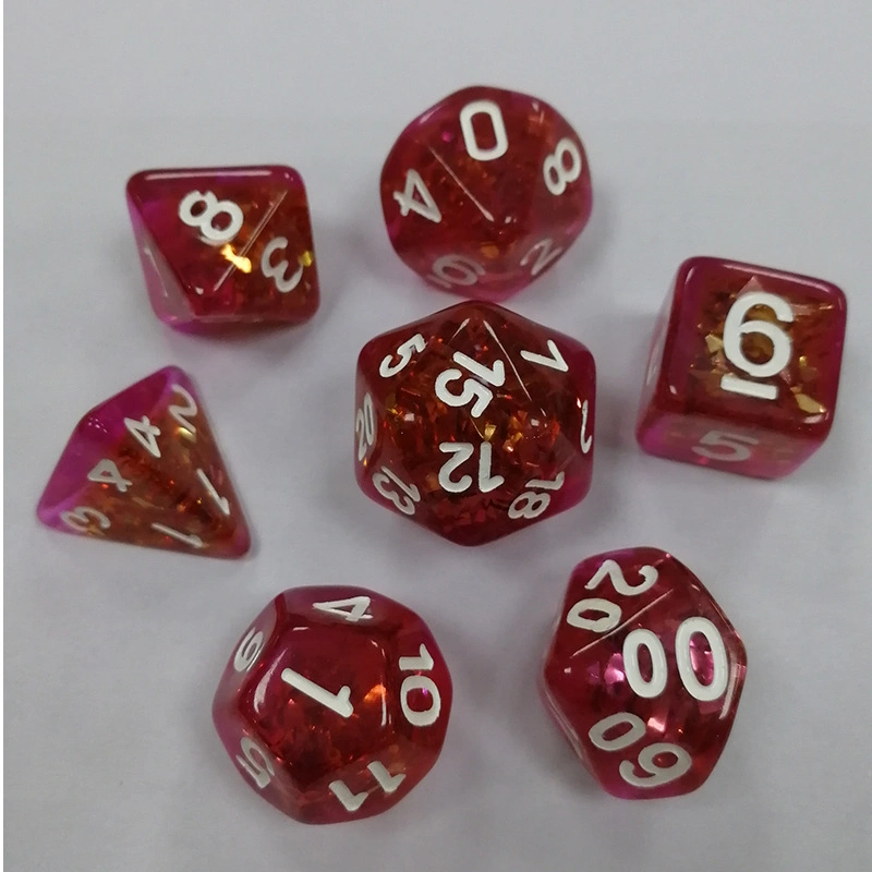 Custom Großhandel/Lieferant Bulk Game Zubehör D20 Polyeder Würfel Set für Dungeons und Drachen