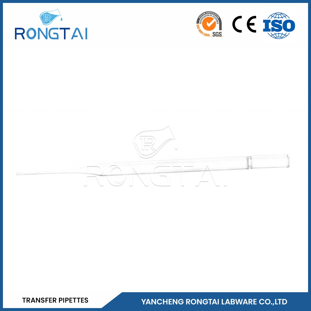 Rongtai Glass Sterile Transfer Pipette Fabricators Glass Pipette 2 Ml China Large Pipettes