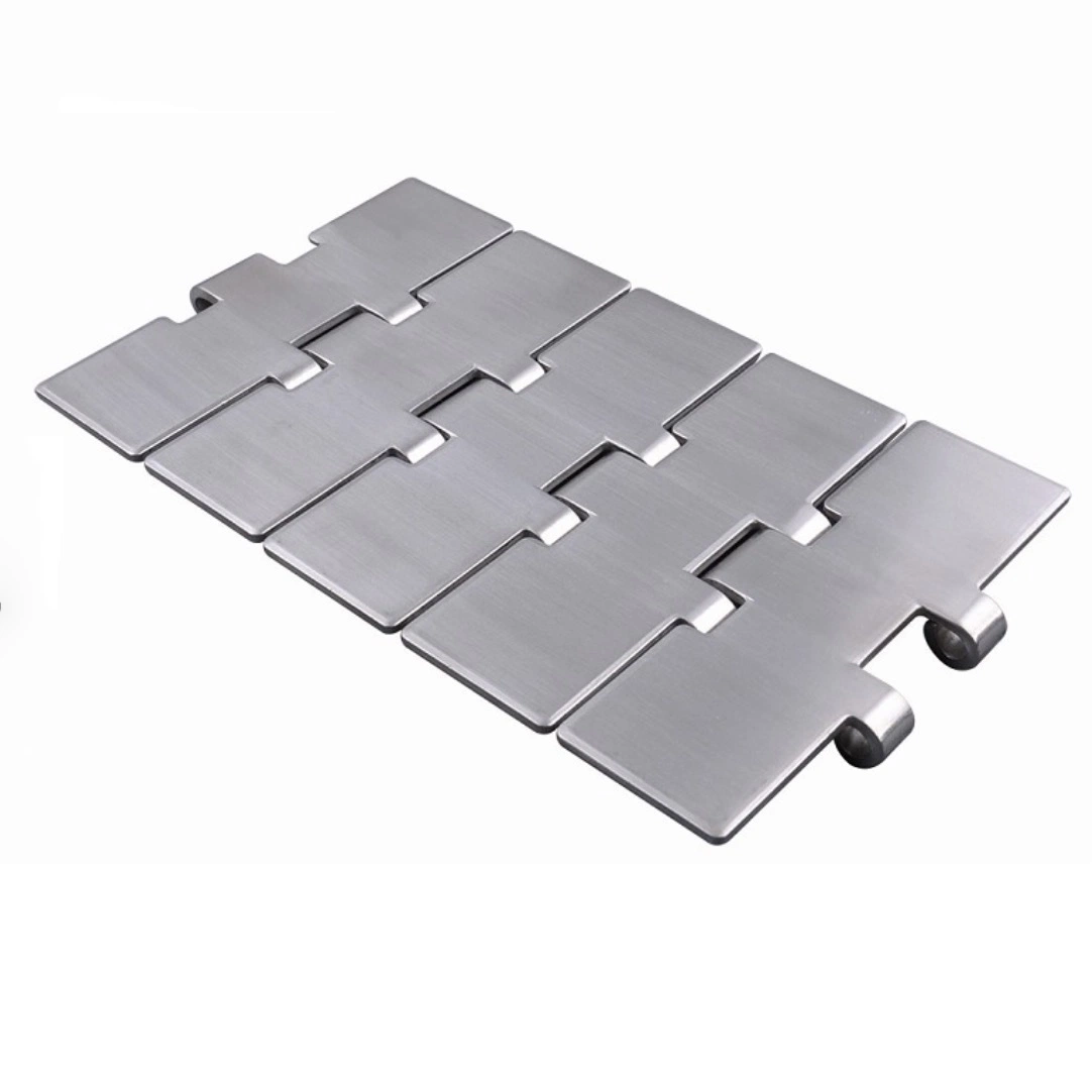 Flat Table Top Engineering Stainless Steel Straight Run Flat-Top Conveyor Chains