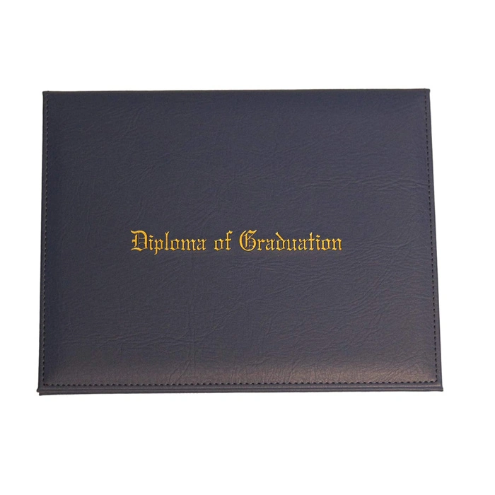 Hardcover Contract Organizer Stylish Credential Holder Premium Certificate Folder Customized Diploma Cover