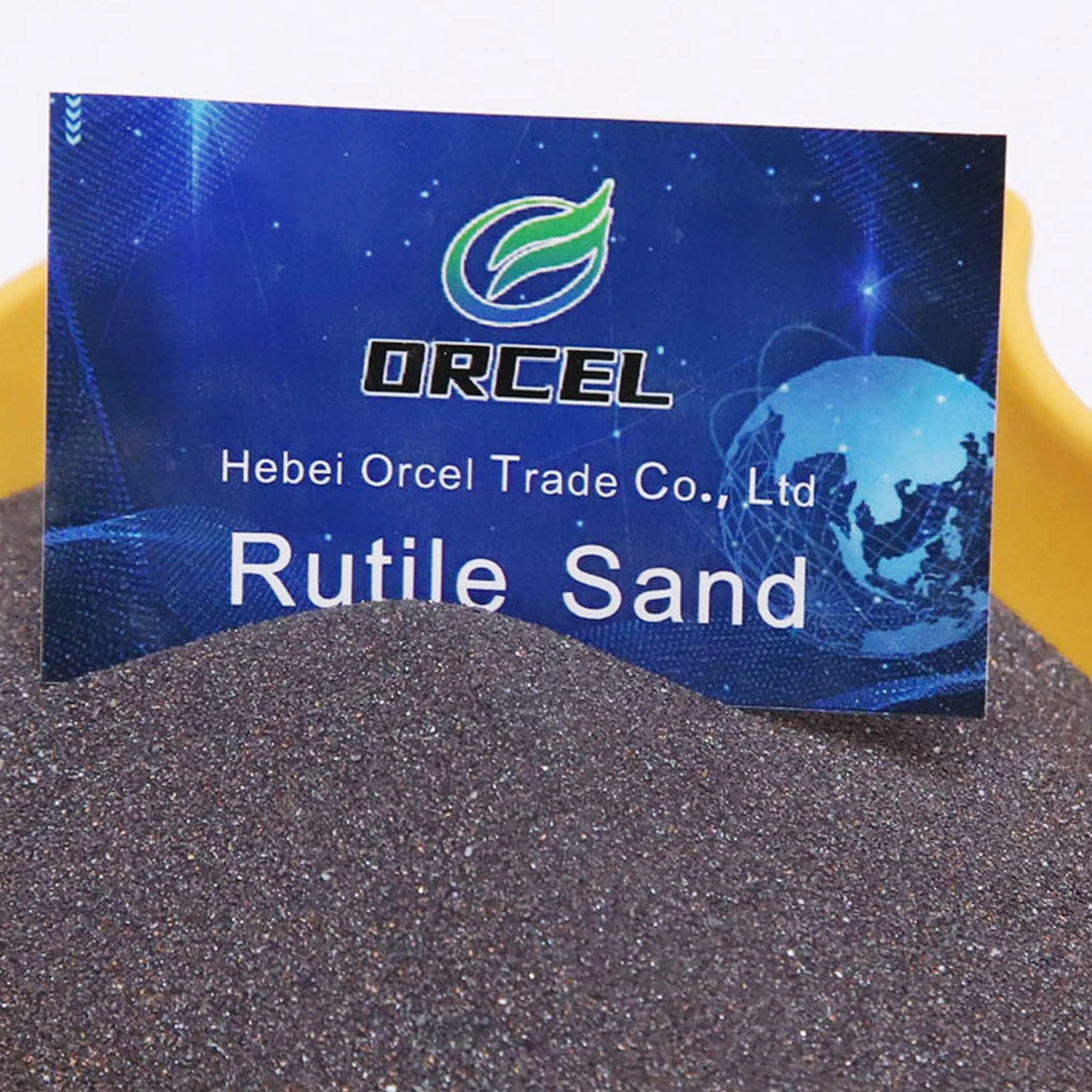 Orcel Natural Rutil y producción de electrodos Rutil Arena para Titanio Producción