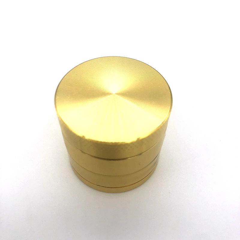 Gold Metal Smoking Grinder Rolling Paper Cigarette Custom