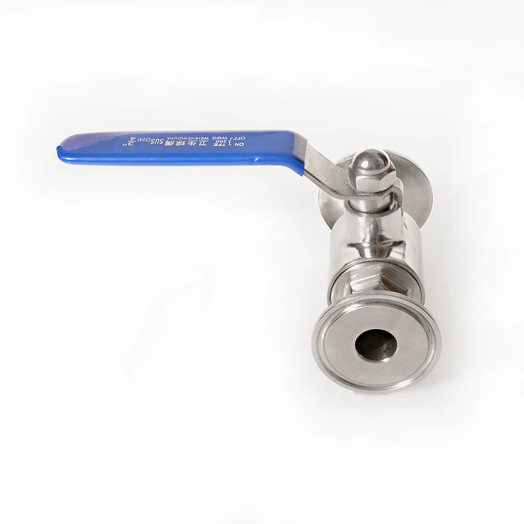 Stainless Steel SS316/SS304 90 Degree Sanitary Quick Ball Valve