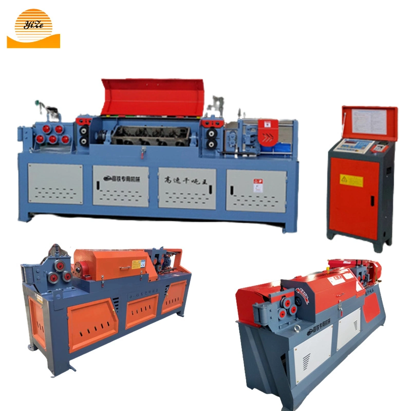 Machine automatique de redressement de barres d'armature en métal, machine CNC de redressement et de coupe de barres d'acier d'armature